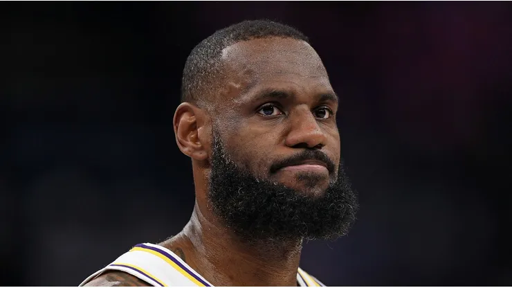 LeBron James of the Los Angeles Lakers