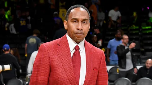 Stephen A. Smith during the 2023 NBA Playoffs