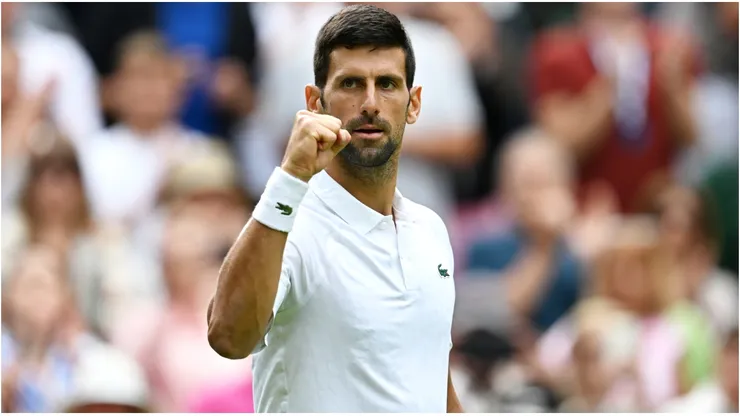 Novak Djokovic of Serbia