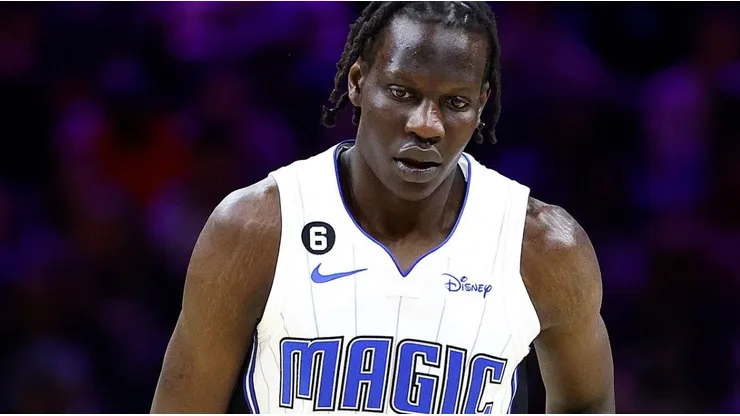 Bol Bol during his last season with the Magic