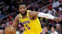 Malik Beasley during his last season with the Lakers