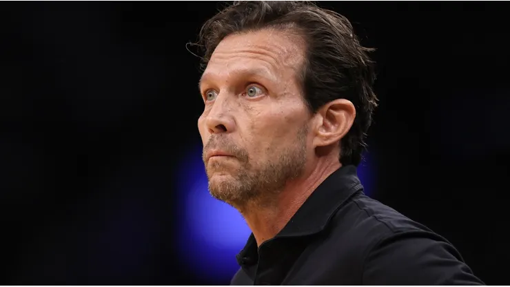 Quin Snyder of the Atlanta Hawks