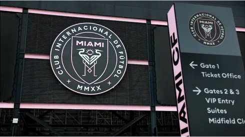The DRV PNK stadium where the professional soccer team Inter Miami plays home games