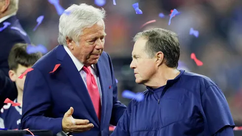 Robert Kraft with Bill Belichick - New England Patriots - NFL 2017