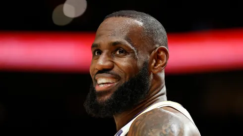LeBron James of the Los Angeles Lakers
