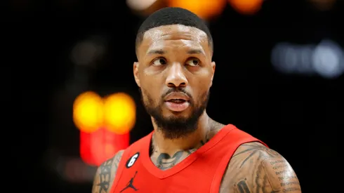 Damian Lillard with the Portland Trail Blazers