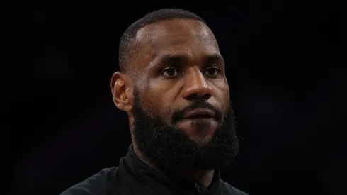 LeBron James of the Los Angeles Lakers
