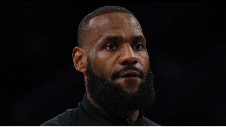 LeBron James of the Los Angeles Lakers