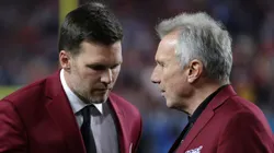 Tom Brady (left) with Joe Montana (right) - NFL 2020