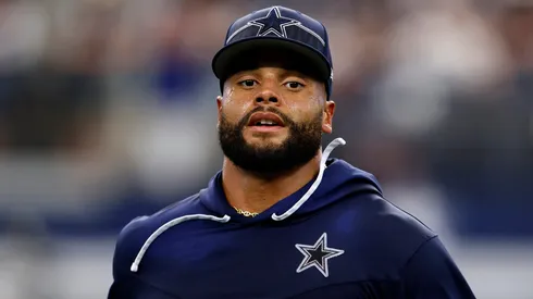 Dak Prescott quarterback of the Dallas Cowboys