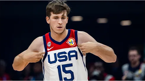 Austin Reaves #15 of USA