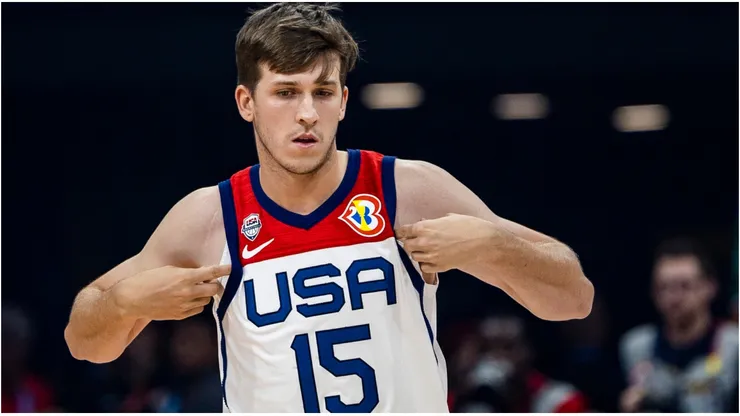 Austin Reaves #15 of USA