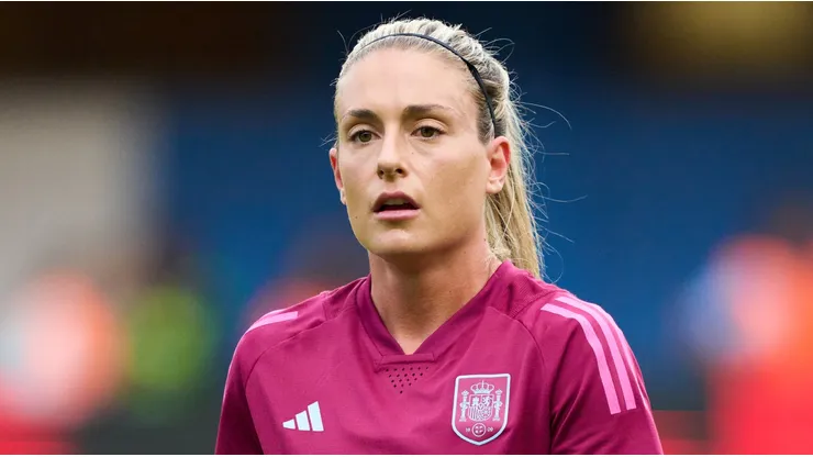 Alexia Putellas with Spain's national team