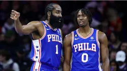 James Harden and Tyrese Maxey