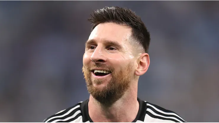 Lionel Messi with Argentina's national team