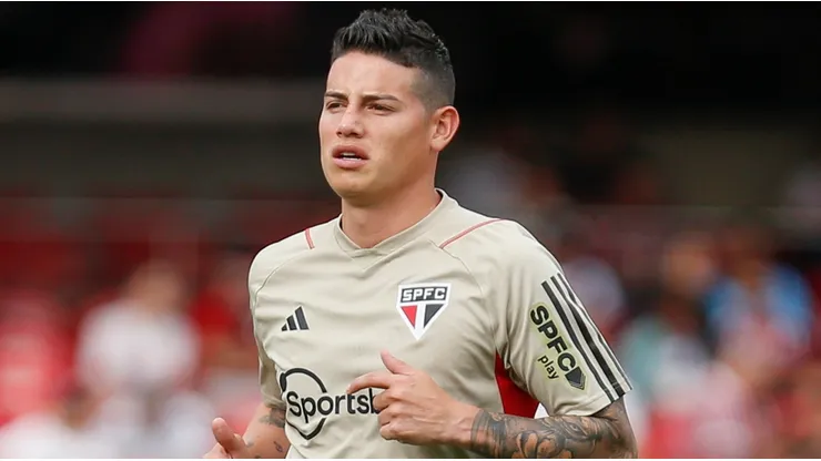 Midfielder James Rodriguez of Sao Paulo
