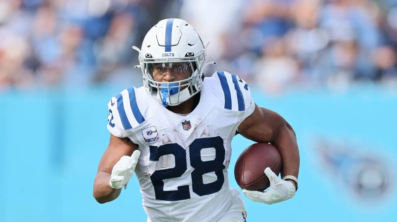 Jonathan Taylor with the Colts in 2025