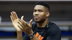 Giannis Antetokounmpo, star of the Milwaukee Bucks and minority owner of Nashville SC