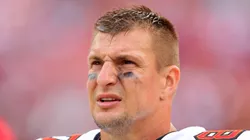 Rob Gronkowski with the Tampa Bay Buccaneers