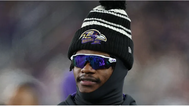 Lamar Jackson during the preseason opener