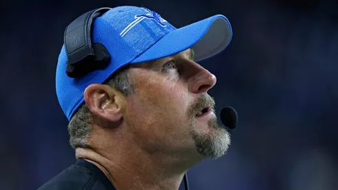 HC Dan Campbell during the preseason opener