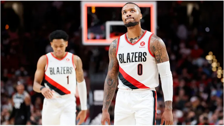 Damian Lillard and Anfernee Simons