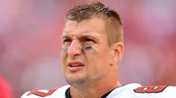 Rob Gronkowski with the Tampa Bay Buccaneers