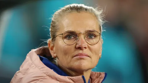 Sarina Wiegman at the 2023 World Cup with England
