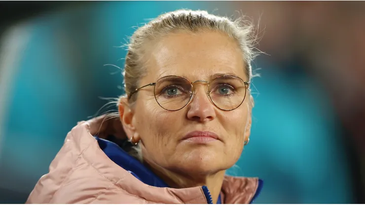 Sarina Wiegman at the 2023 World Cup with England