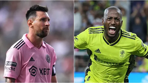 Lionel Messi and Fafa Picault