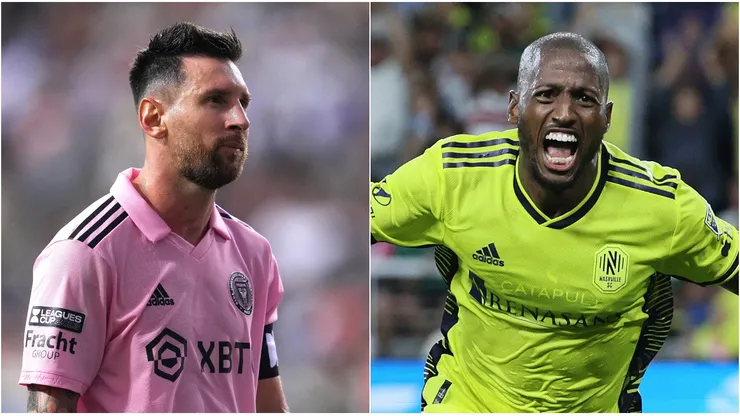 Lionel Messi and Fafa Picault