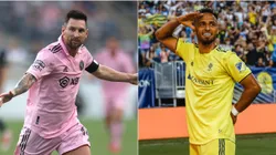 Lionel Messi and Hany Mukhtar