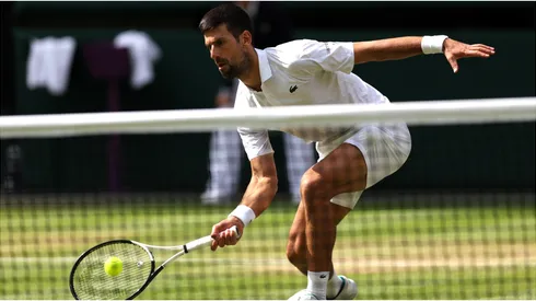 Novak Djokovic of Serbia