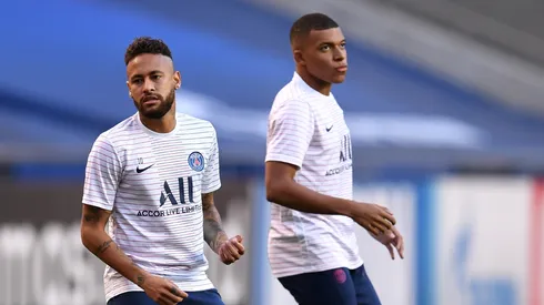 Neymar and Kylian Mbappe