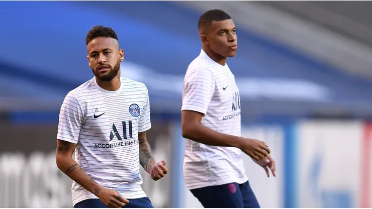 Neymar and Kylian Mbappe