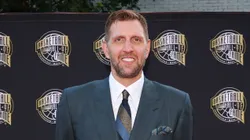 Dirk Nowitzki during the 2023 HOF ceremony