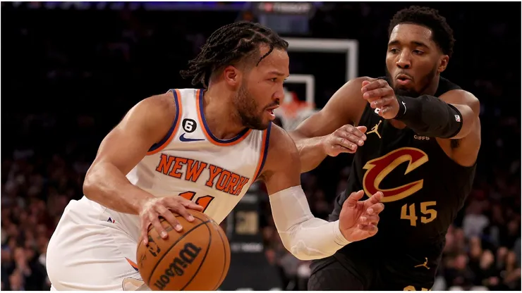 Jalen Brunson and Donovan Mitchell