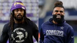 Dalvin Cook (left, Minnesota Vikings), Ezekiel Elliott (right, Dallas Cowboys) - NFL 2022