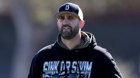 Head coach Nick Sirianni of the Eagles