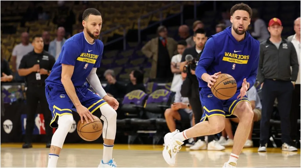 Klay Thompson and Stephen Curry