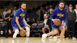 Klay Thompson and Stephen Curry