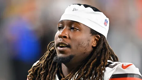 Kareem Hunt with the Cleveland Browns
