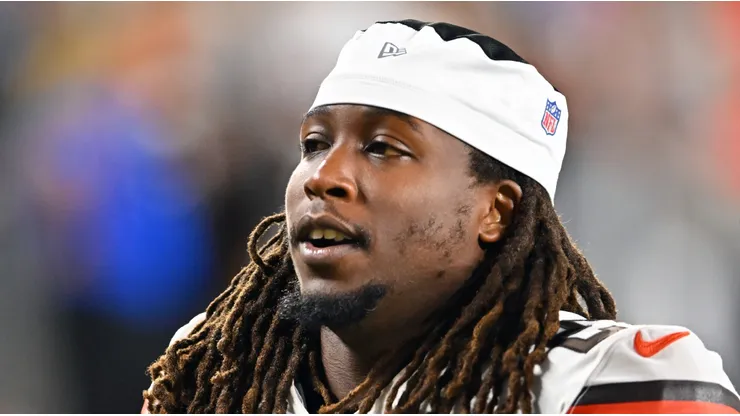 Kareem Hunt with the Cleveland Browns