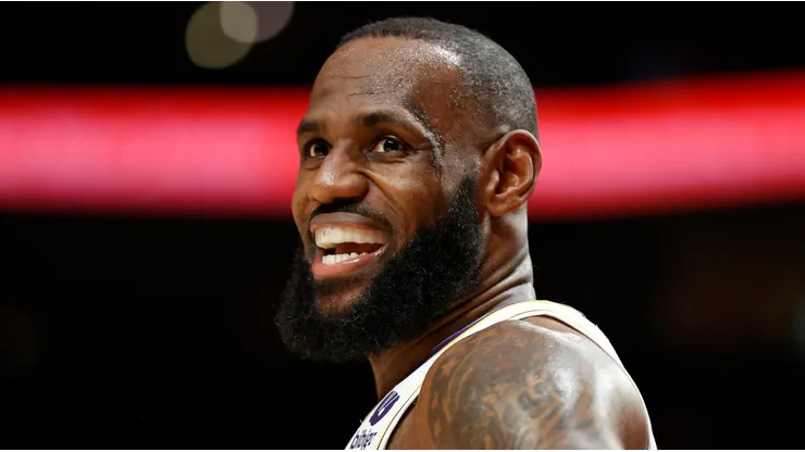 LeBron James of the Los Angeles Lakers
