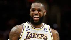 LeBron James of the Los Angeles Lakers