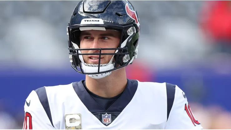 Quarterback Davis Mills of the Houston Texans