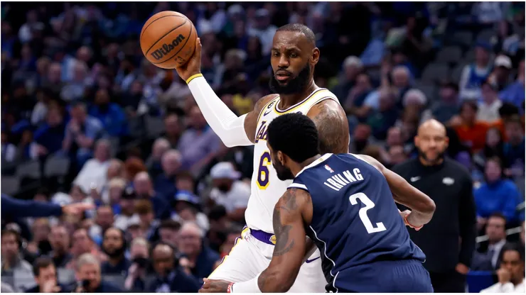 Kyrie Irving and LeBron James