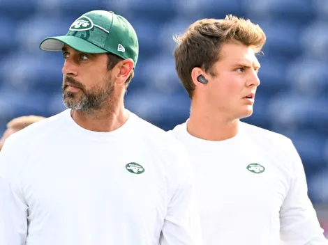 Aaron Rodgers assists Zach Wilson in showcasing his skills