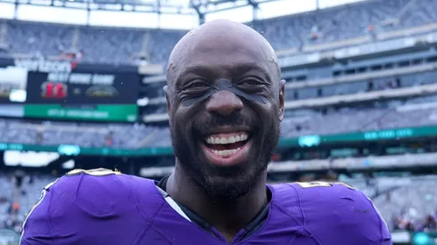 Justin Houston with the Baltimore Ravens