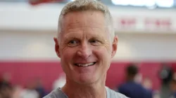 LAS VEGAS, NEVADA - AUGUST 03: Head coach Steve Kerr of the 2023 USA Basketball Men’s National Team attends a practice session during the team's training camp at the Mendenhall Center at UNLV as the team gets ready for the FIBA Men’s Basketball World Cup on August 03, 2023 in Las Vegas, Nevada. (Photo by Ethan Miller/Getty Images)